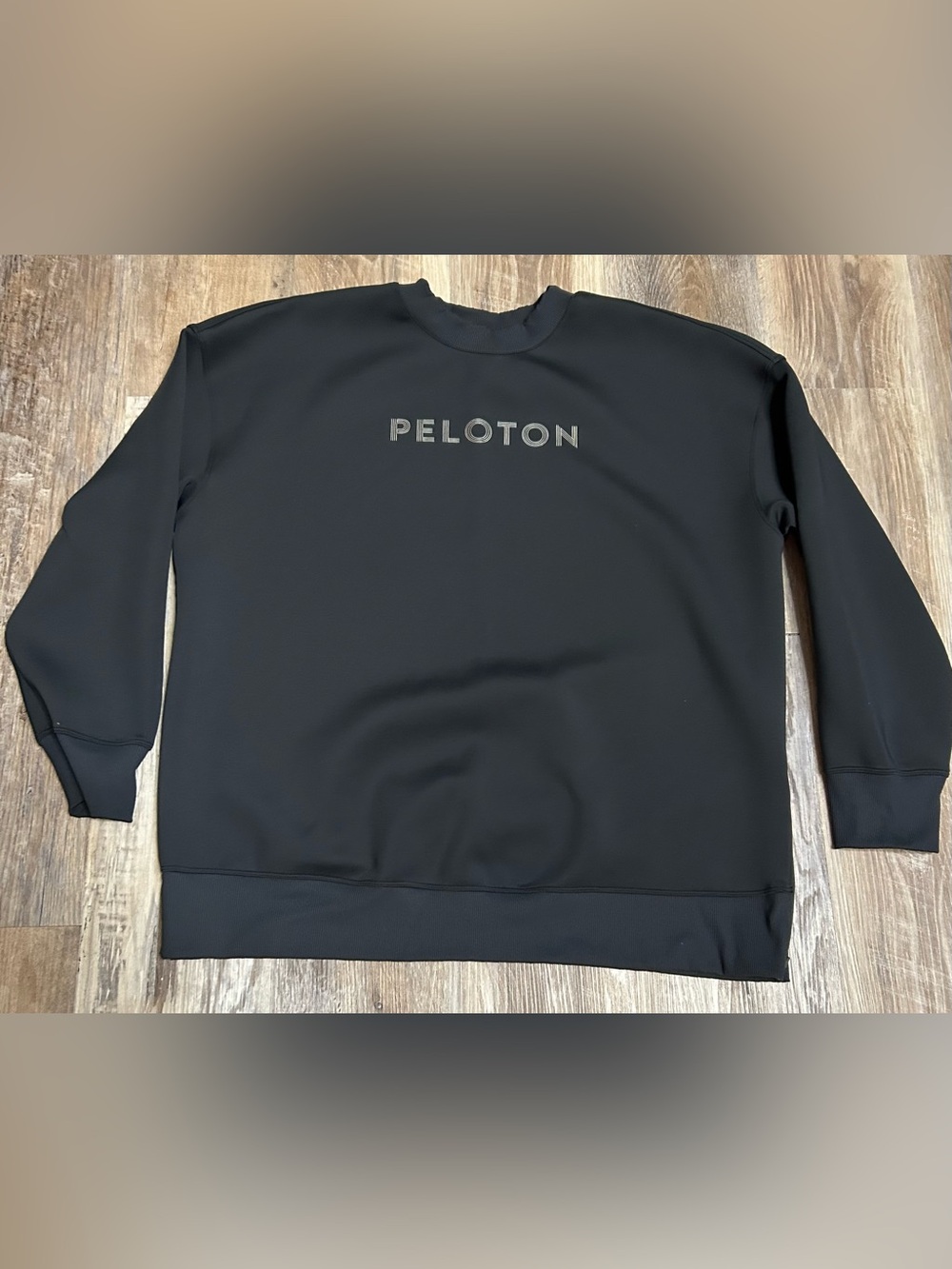 Peloton Black Logo Crewneck Sweatshirt